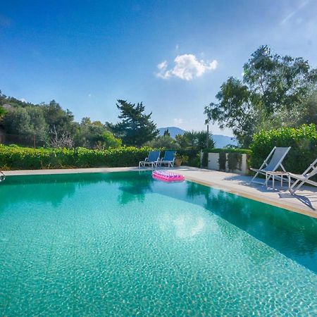 Villa Afionas - 3 Minutes From The Beach With Heated Eco-Pool And Sunset View Exterior foto