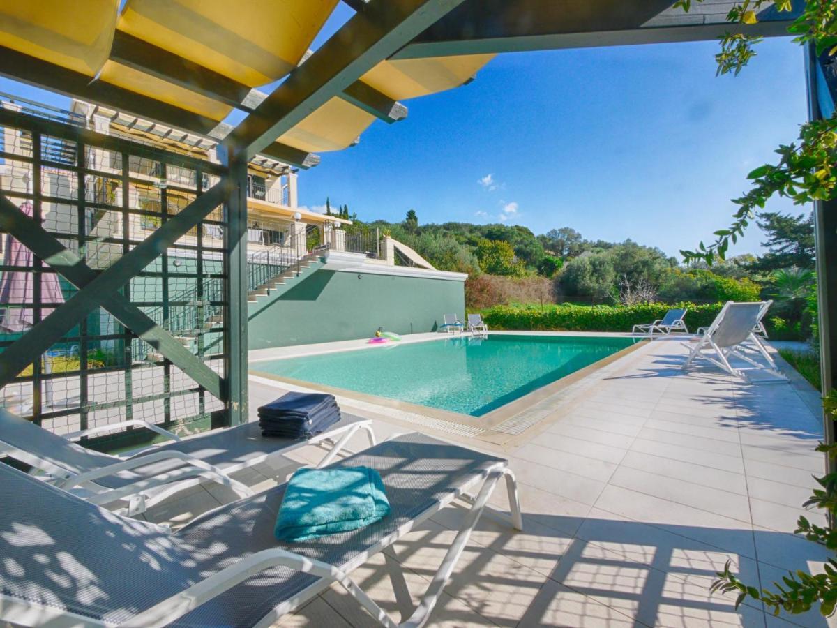 Villa Afionas - 3 Minutes From The Beach With Heated Eco-Pool And Sunset View Exterior foto